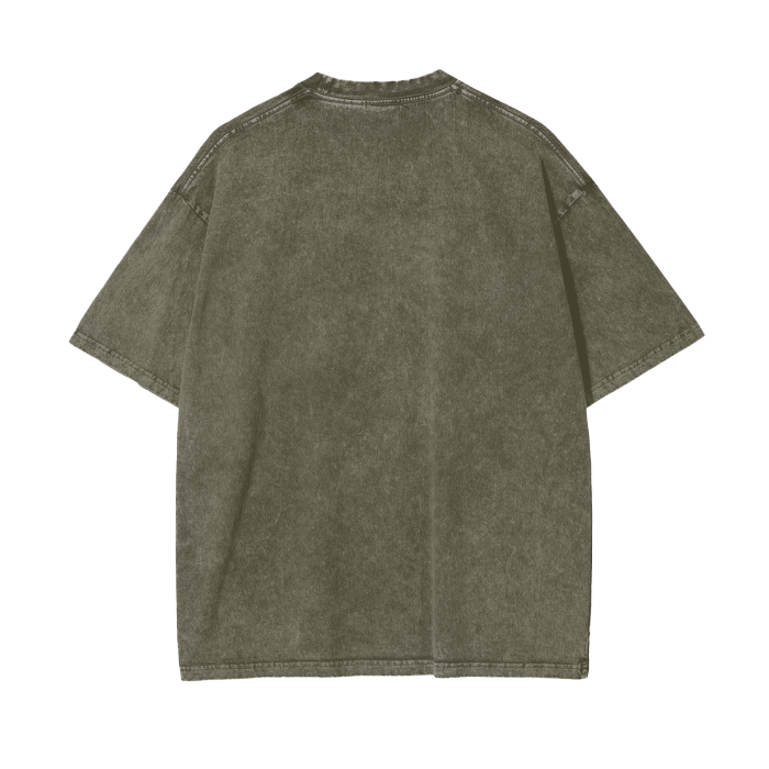 Monte Carlo Acid Wash Oversize T-Shirt - 250 GSM