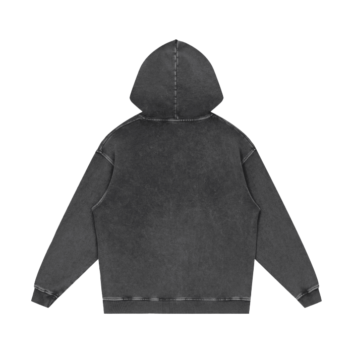 Monaco Club Acid Wash Oversize Hoodie - 420 GSM