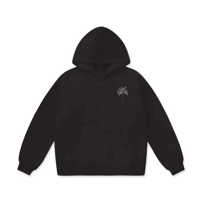 Palms Oversize Heavyweight Fleece Hoodie - 460 GSM