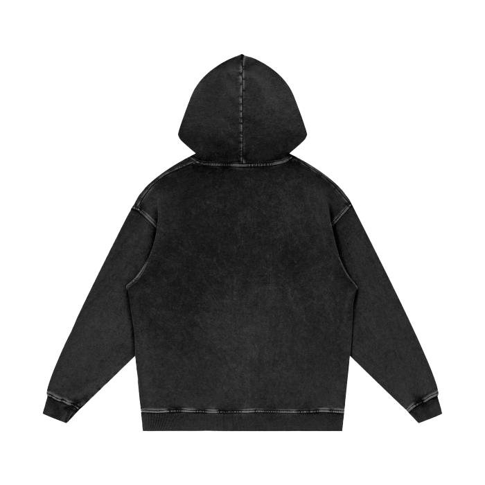 Monaco Club Acid Wash Oversize Hoodie - 420 GSM