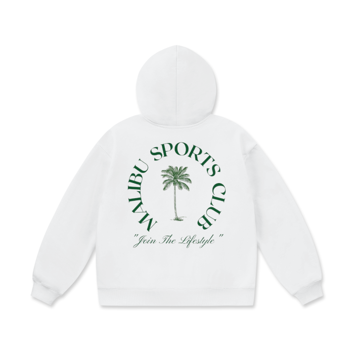Malibu Sports Club Oversize Heavyweight Fleece Hoodie - 460 GSM
