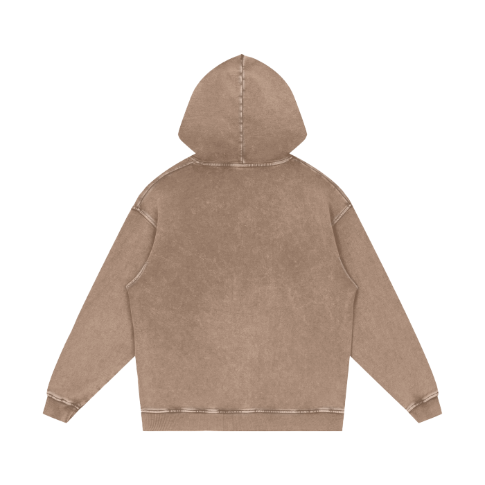 Monaco Club Acid Wash Oversize Hoodie - 420 GSM