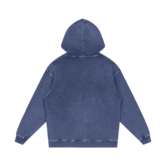 Monaco Club Acid Wash Oversize Hoodie - 420 GSM
