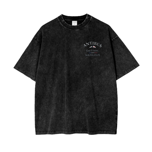 Antibes Acid Wash Oversize T-Shirt - 250 GSM