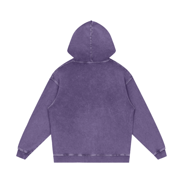 Monaco Club Acid Wash Oversize Hoodie - 420 GSM