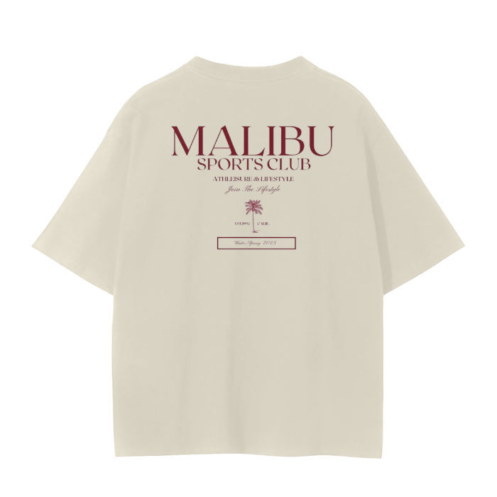 Malibu Sports Club Unisex Seamless T-Shirt - 230 GSM