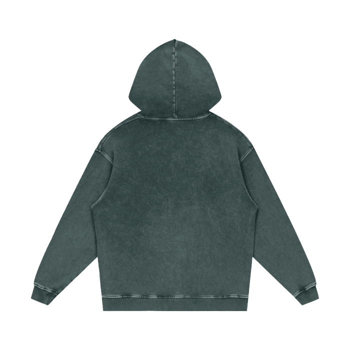 Monaco Club Acid Wash Oversize Hoodie - 420 GSM