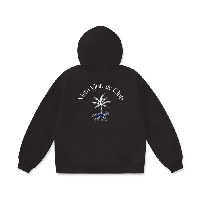 Vista Vintage Club Oversize Heavyweight Hoodie - 460 GSM