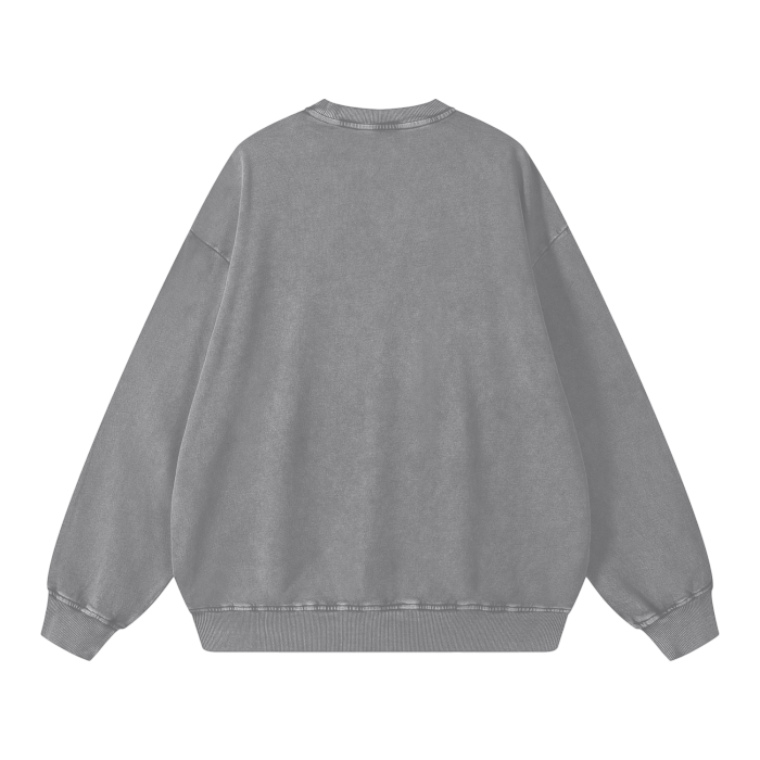 White Seashell Oversize Sweatshirt - 360 GSM