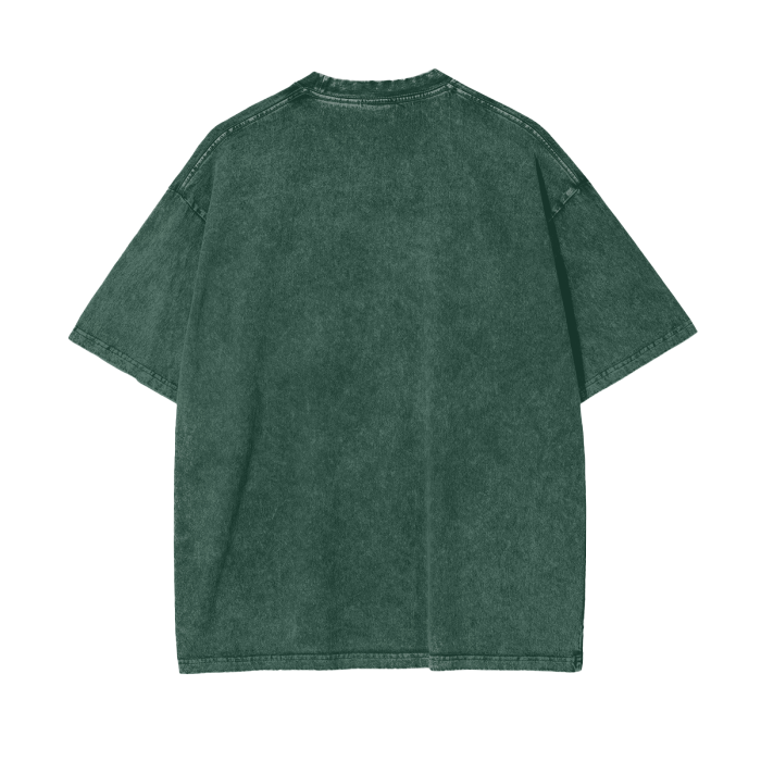 Monte Carlo Acid Wash Oversize T-Shirt - 250 GSM