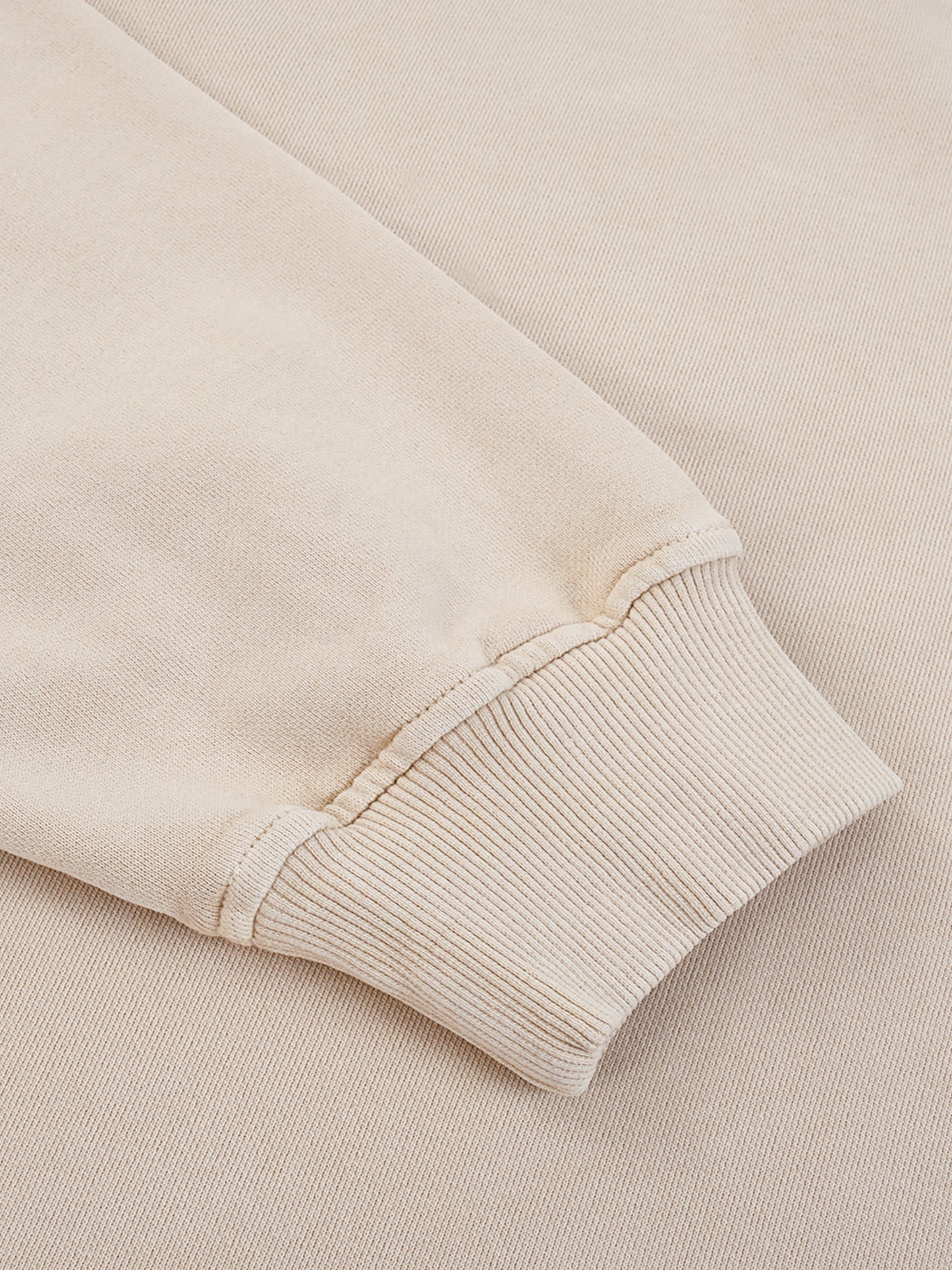 White Seashell Oversize Sweatshirt - 360 GSM